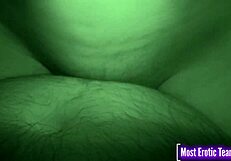 Detailed blowjob and fucking in dorm, ending with creampie in pussy