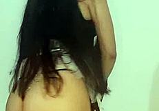 stepdad gives massage leading to licking and squirting orgasm