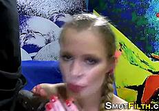 हार्डकोर यूरोपियन रंडियां विचित्र ब्लोबैंग और बुकakke फेशियल से डोमिनेट