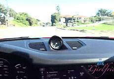 Beach Date with Kourtney Ray Loving Pussy Play and Road Head POV