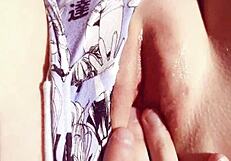 19yo step daughter surprises step daddy with her tight shaved pussy as a juicy gift.