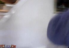 Classy British milf in stockings gets creamy in a wild mature threesome over heels