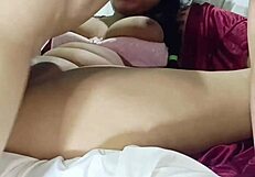 Beautiful Indian girl feels intense pleasure with boyfriend