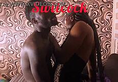 मुझे स्वीट ब्लैक मॉन्स्टर कॉक ने वाइल्ड सेशन में जोर से चोदा