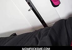 petite milf stepmom with braces and big tits in family pov scene