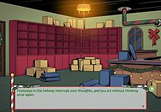 Claus Secret Surprise Xmas Hentai Game Ep 3 Mrs Santa Tease Us With Her Underskirt Anal Plug