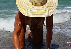 Nippleringlover Hot Nude Beach Multiple Pussy Piercings Extreme Stretched Nipple Piercings