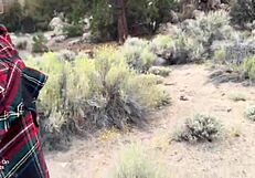 personal outdoor encounter with stranger involving clit rubbing and masturbation