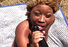 Nina Rivera And Porsha Carrera Licking Big Asses With Strapon Outside! Super Hot Fun!