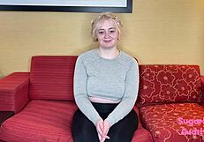 Annie's Pukey Audition Sample Shows Curvy USA Star in Deepthroat Domination. Her Natural Tits Steal the Show!