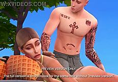 Sunbathing Turns Naughty In This 3D Hentai Preview With Celebrity Lookalike