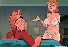 Andy's wildest scenes in naughty home animation movie series 1 to 10