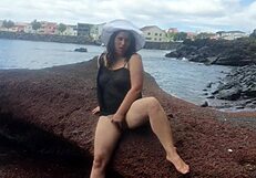 Is My Stepmom Seducing Me on This Public Beach?