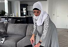 maid aaliyah yasin finds sex toys for solo play in juicy scene