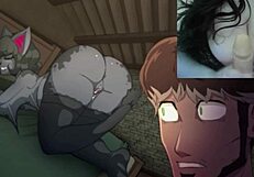 in the cursed prince hentai, ivy the demon girl femdoms with big boobs and nipples