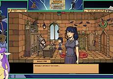 In witch trainer silver part 16, the brunette asian engages in sexy game