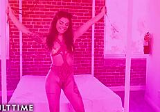 Gina Valentina Bound Without Panties