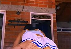 Latina Teen Stepdaughter Tight At First But Relaxes For Full Surrender