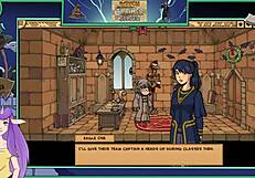 In witch trainer silver part 16, the brunette asian engages in sexy game