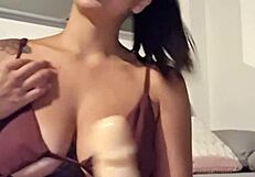 Horny After Party, Using Realistic Dildo - Claudia Bavel