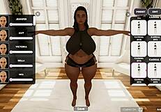 Hot Massage Therapy Session Leads to Intimate Touching and Relaxation