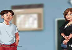 I'll teach you French in Summertime Saga e1 35 😊