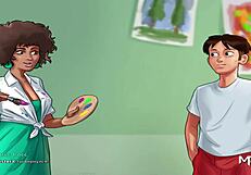 I'll teach you French in Summertime Saga e1 35 😊