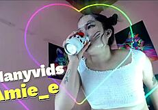 I destroy his face with spit in deepthroat