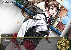 Bible black infection contrasts dark hentai with high priest playthrough