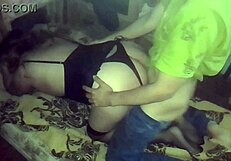 i fucked her doggy style in her black dress and stockings