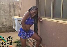 Fine Ass Petite 18+ Spies On Neighbour Masturbating In Secret