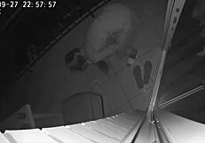 Real cheating wife and friend fuck in hotel on balcony taboo sex