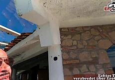 Mexican slut meets German tourist for sex