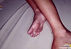 Young 18-year-old girl teases horny guys with big cocks. Full action on Red awaits