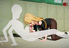 Anime Hentai Marin Fucks In Various Positions With Blowjob?