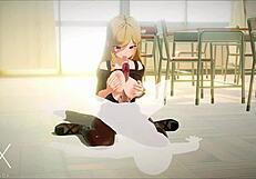 Anime Hentai Marin Fucks In Various Positions With Blowjob?