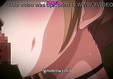 glory hole surprises through stepsister’s wall in hentai