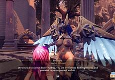 ep5: detailed scene of eating emissary's shaved pussy in breeders of the nephelym anime with group interracial action and squirting