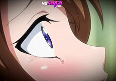 glory hole surprises through stepsister’s wall in hentai