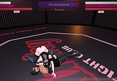 Gawthicc battles Julia in kinky fight club at night club