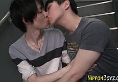 Gay Asian twink sucking cock like a pro today