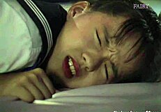 Japanese Babe Fingering Her Hairy Vagina Before Foursome Fucking