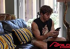 Hot Jock Visits For Bareback Booty Call With Monster Cock.