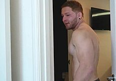 is sage's ass ready for that monster cock in the shower?