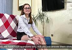 hey, check little picsa's big tits at casting