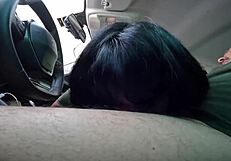 yo, charlotte spykhy bbw rides during car ride