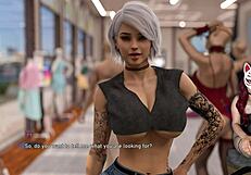 Steps of debauchery 32 - naked in dressing room!