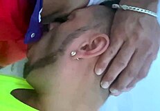 Watch the gay blowjob on the beach