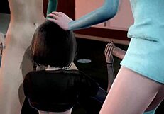 Mavis Enjoys A Threesome With Elsa And Anna