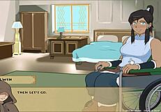 Hey, check out this anime dating game with Korra.